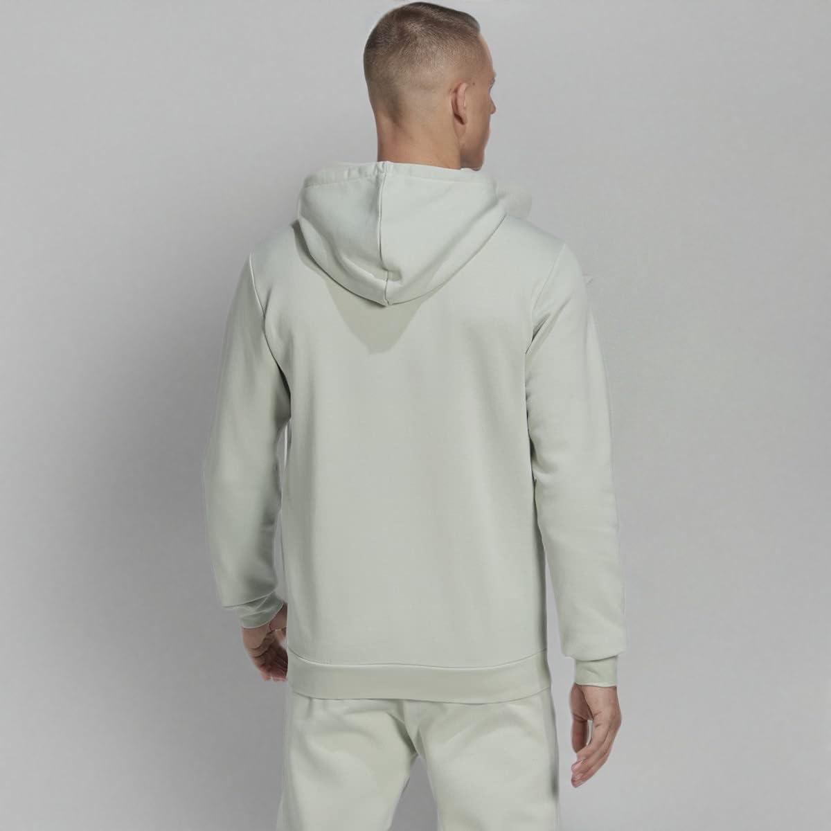 imageadidas Mens Essentials Fleece HoodieLinen Greengreen Oxide