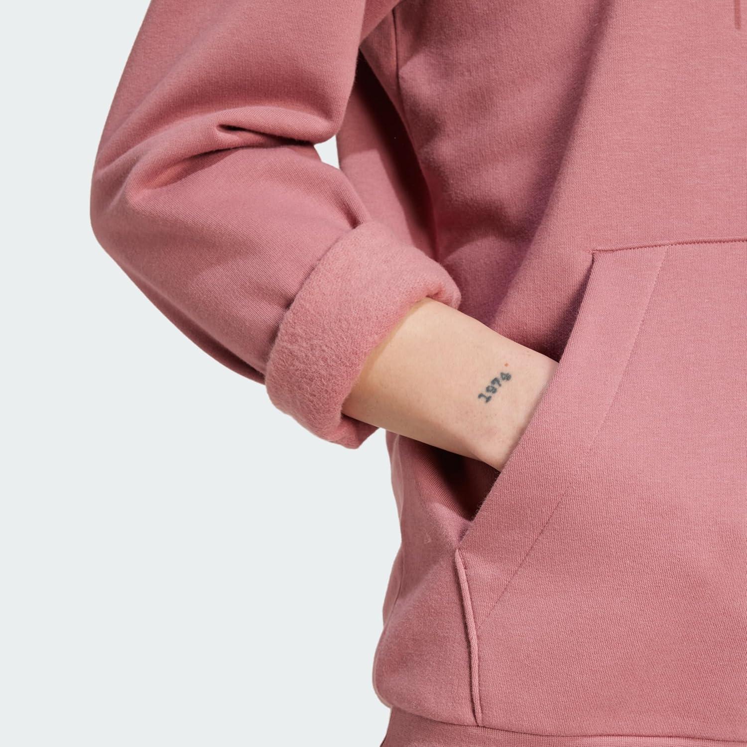 imageadidas Mens Essentials Fleece HoodiePreloved Crimson