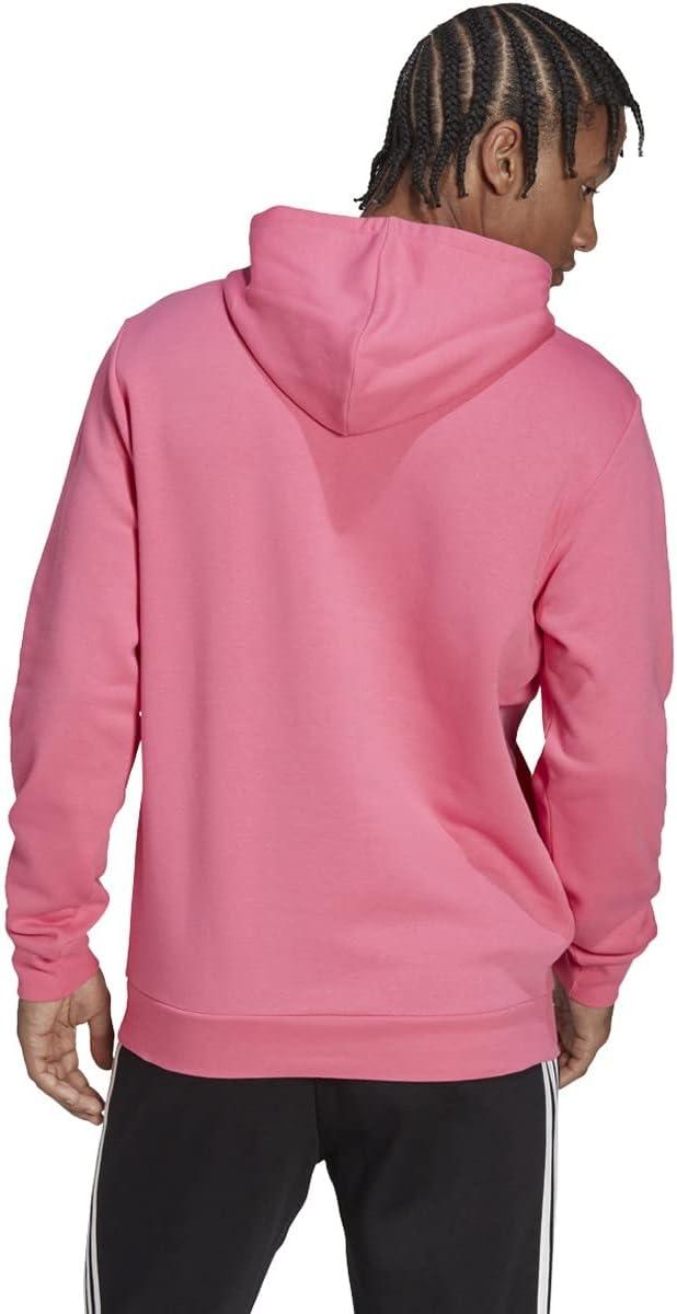 imageadidas Mens Essentials Fleece HoodiePulse Magentablack