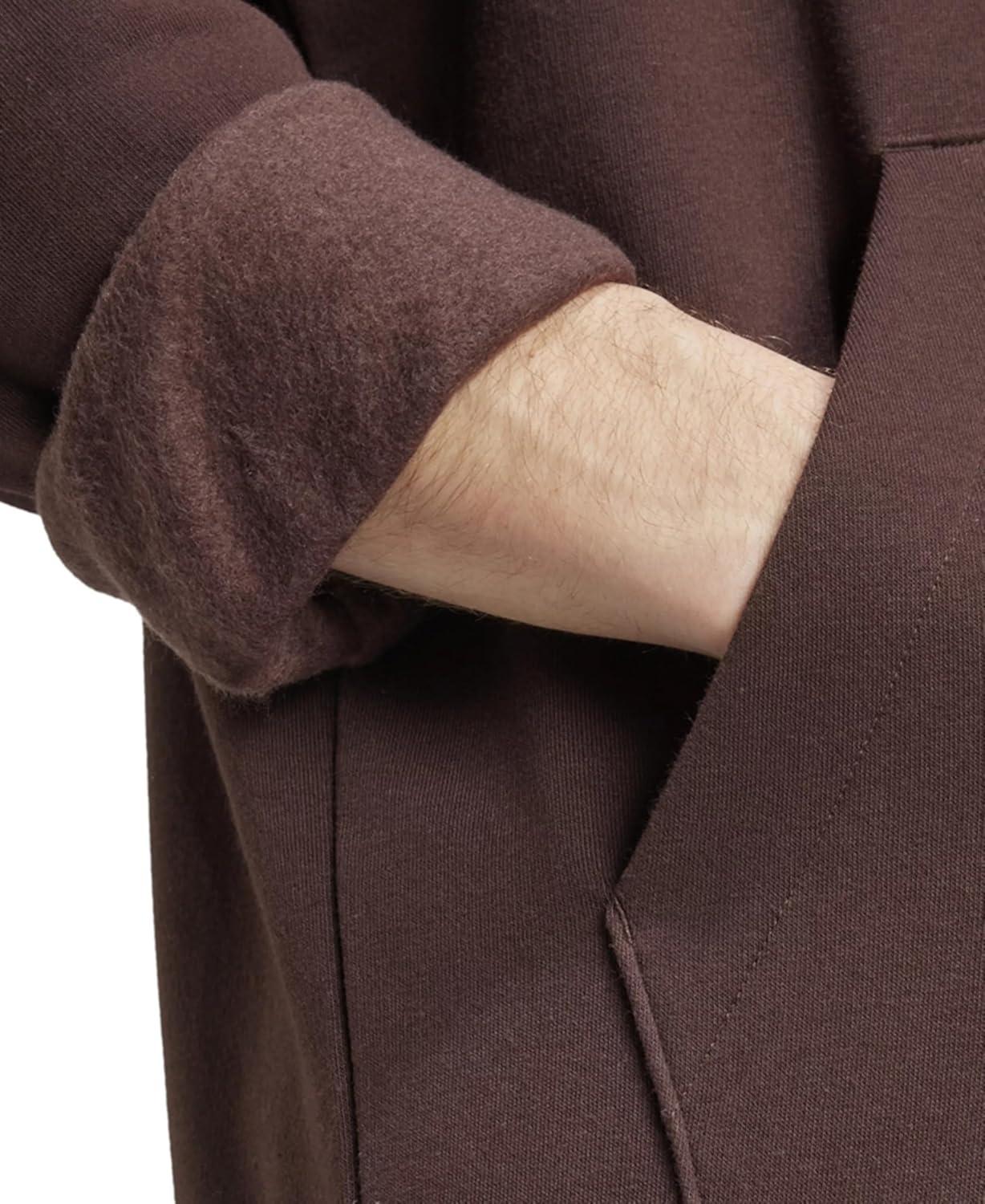 imageadidas Mens Essentials Fleece HoodieShadow Brown