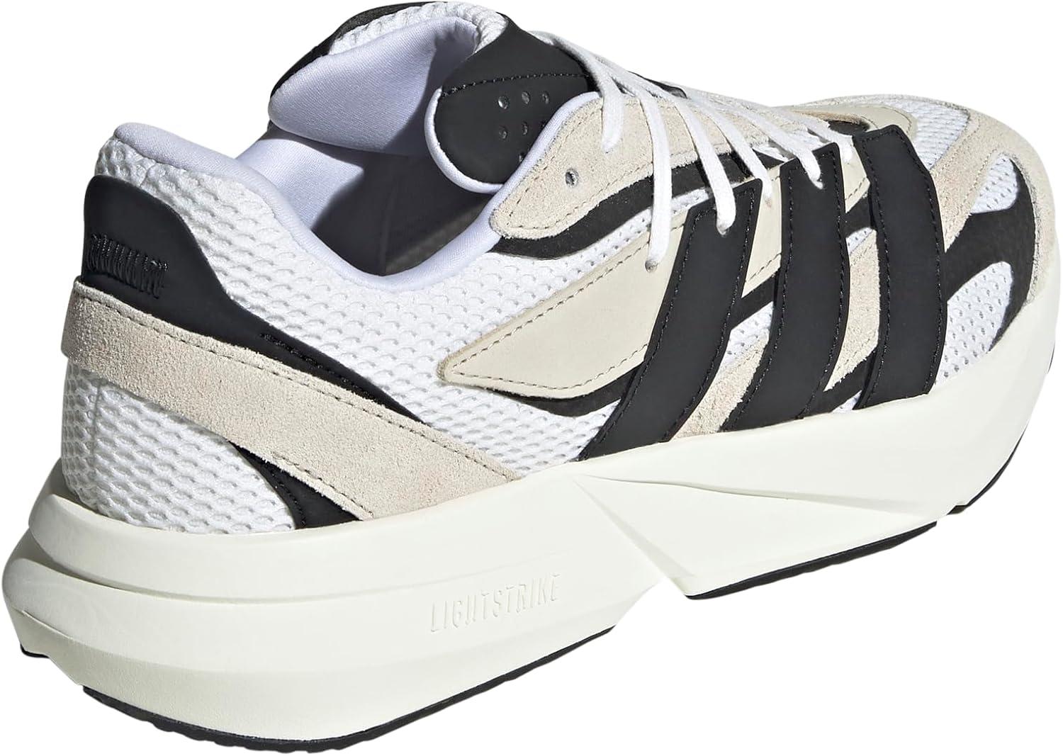 imageadidas Mens Lightblaze SneakerAluminaBlackWhite