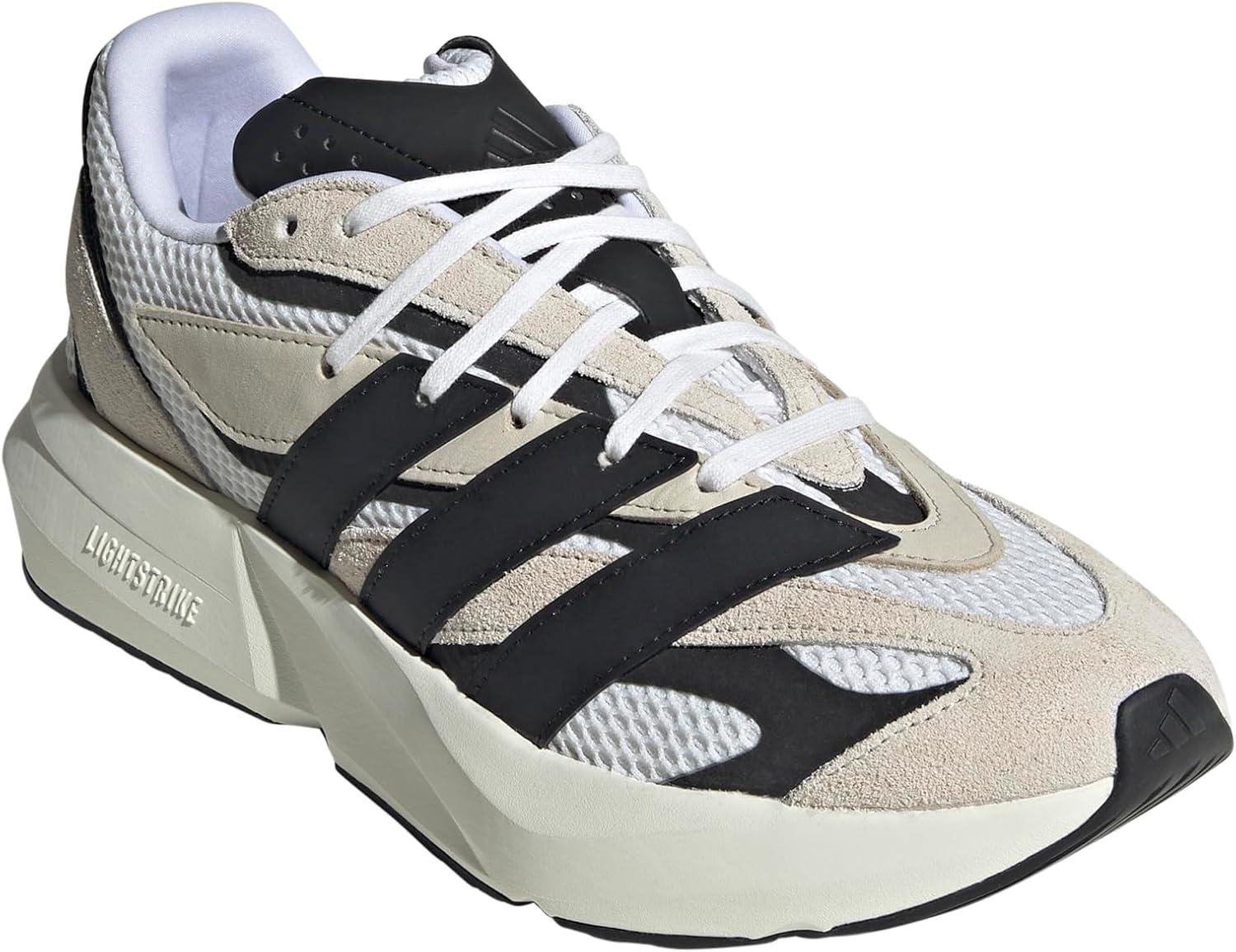 imageadidas Mens Lightblaze SneakerAluminaBlackWhite