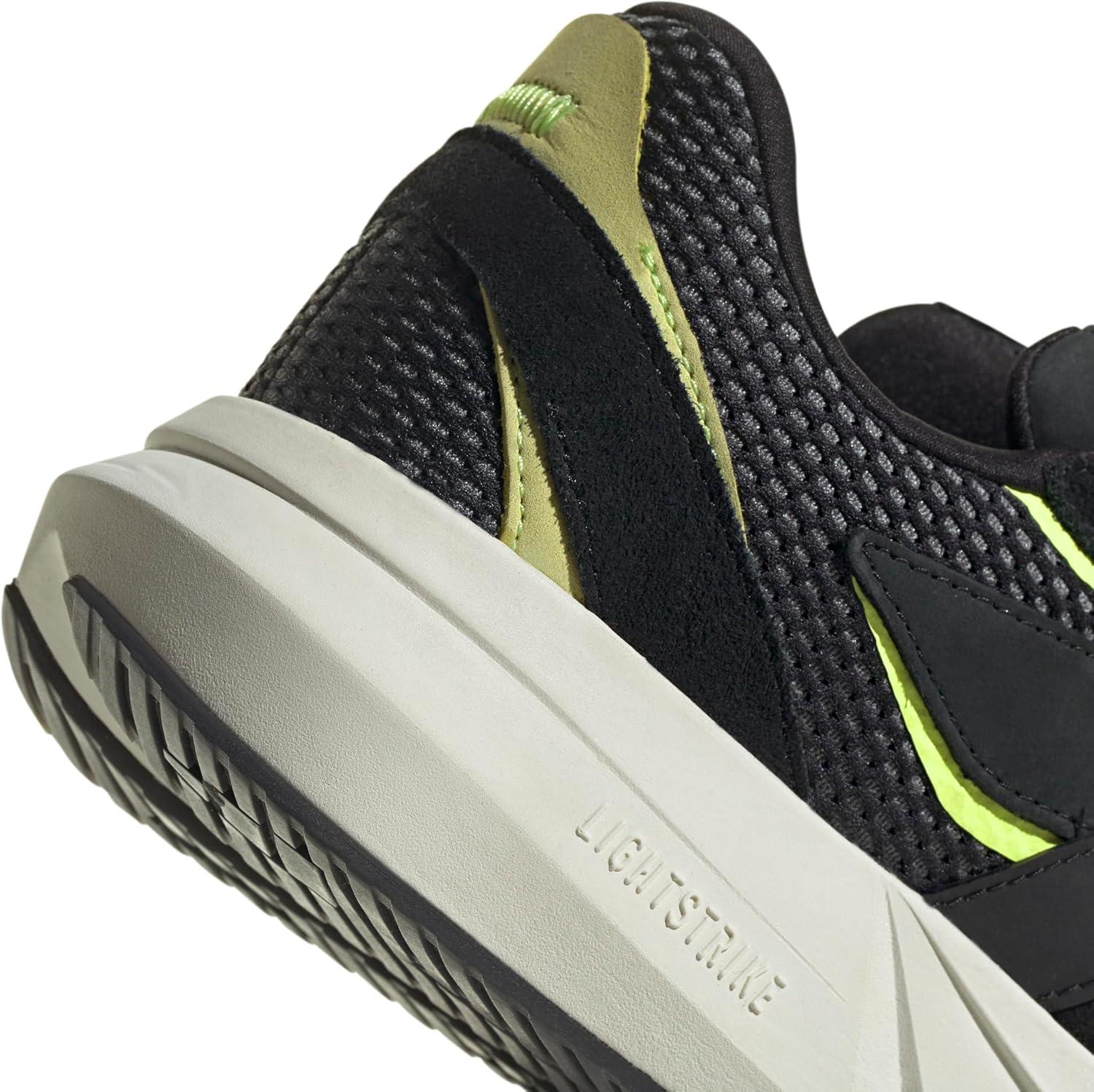 imageadidas Mens Lightblaze SneakerBlackBlackYellow