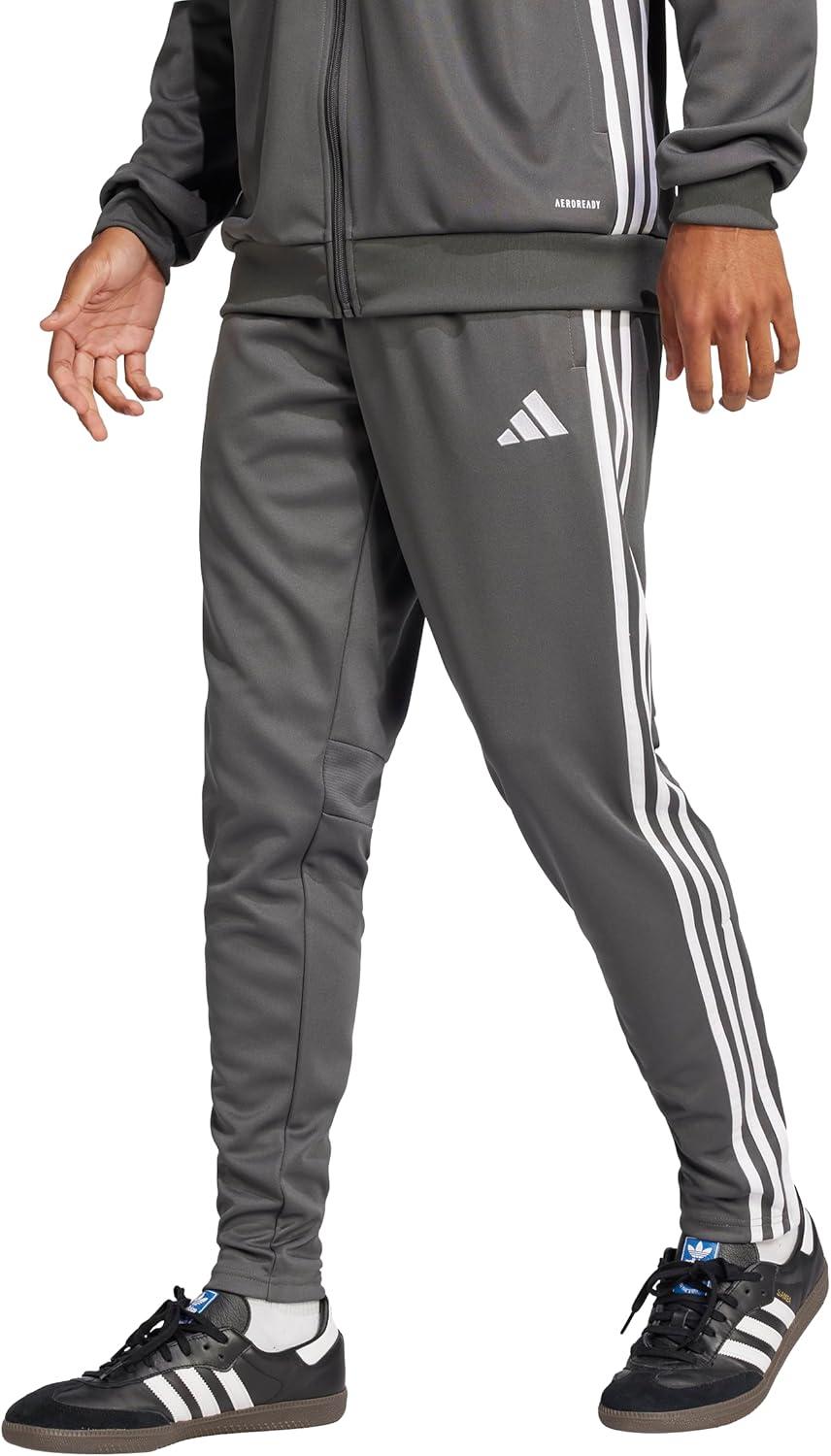 imageadidas Mens Tiro 25 Essentials Training PantsGreyWhite