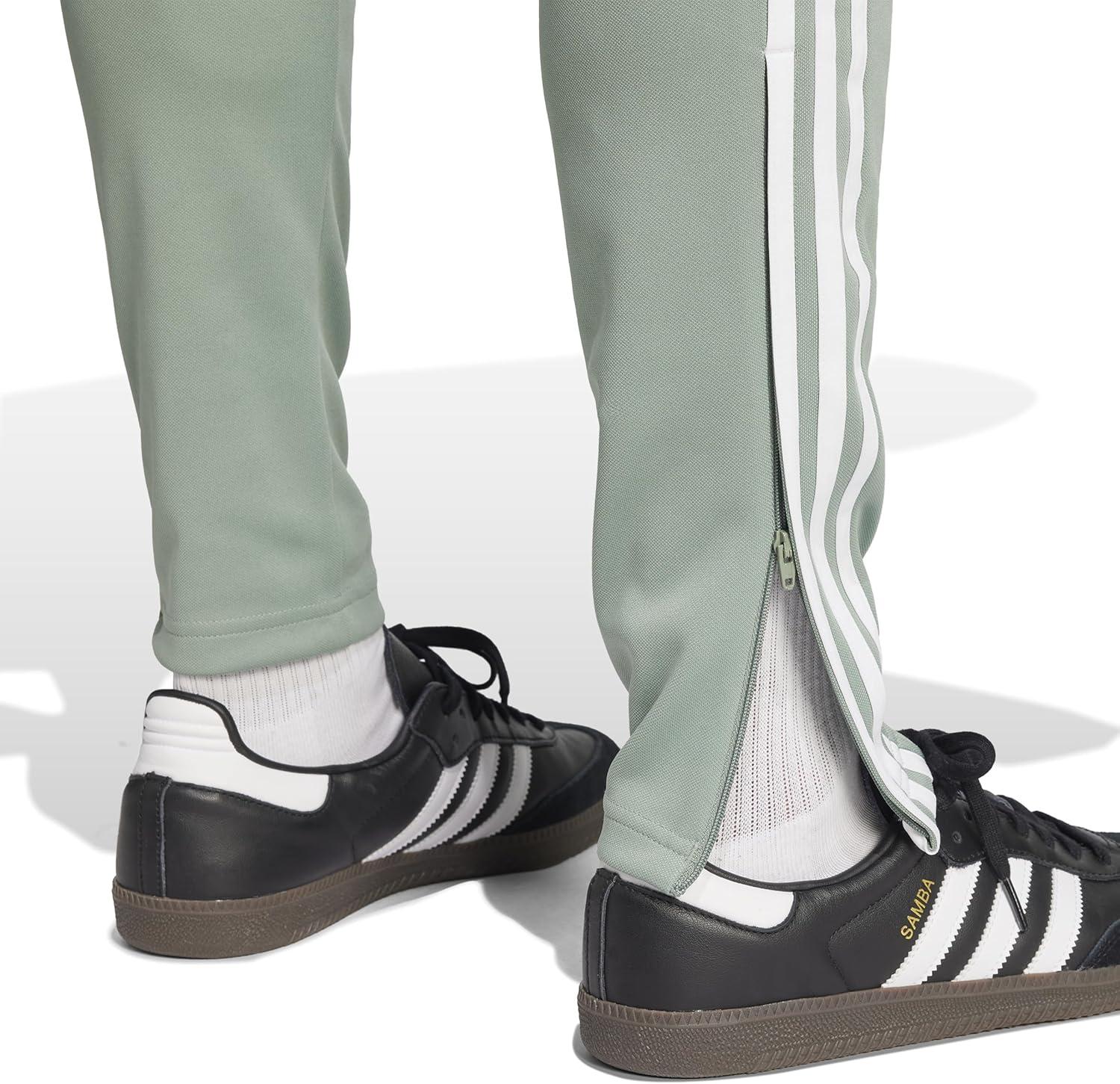 imageadidas Mens Tiro 25 Essentials Training PantsSilver GreenWhite
