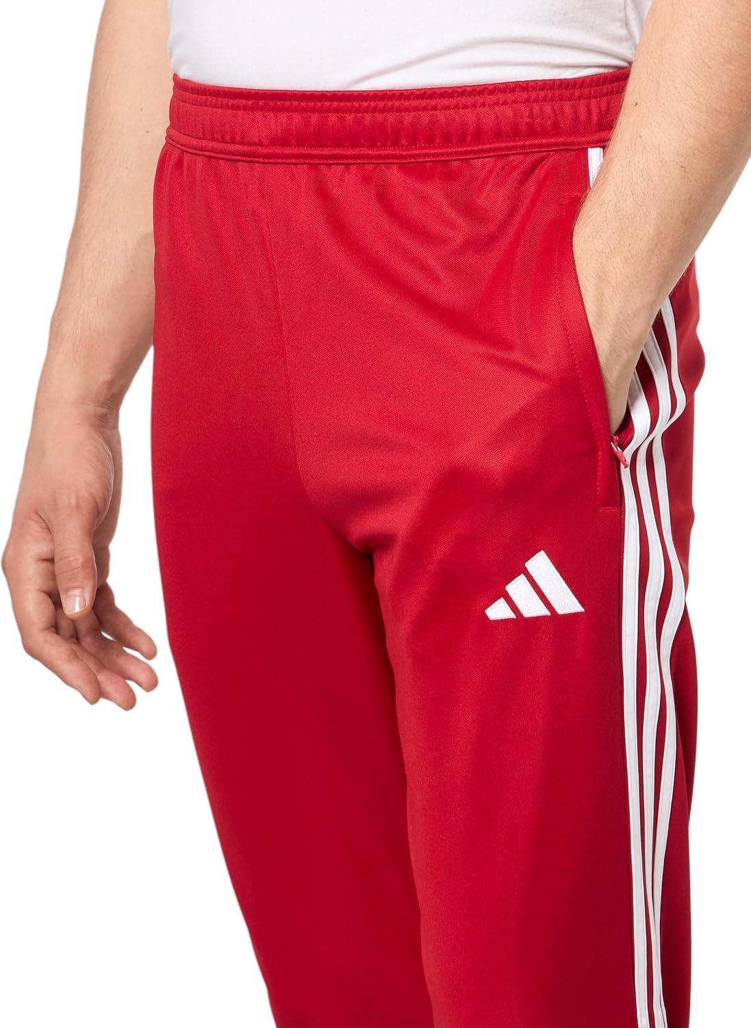 imageadidas Mens Tiro 25 Essentials Training PantsTeam Power RedWhite