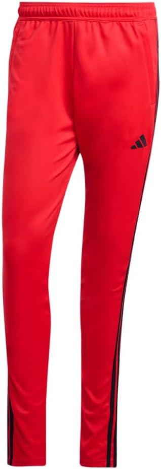 imageadidas Mens Train Essentials 3Stripes PantsPure RubyBlack