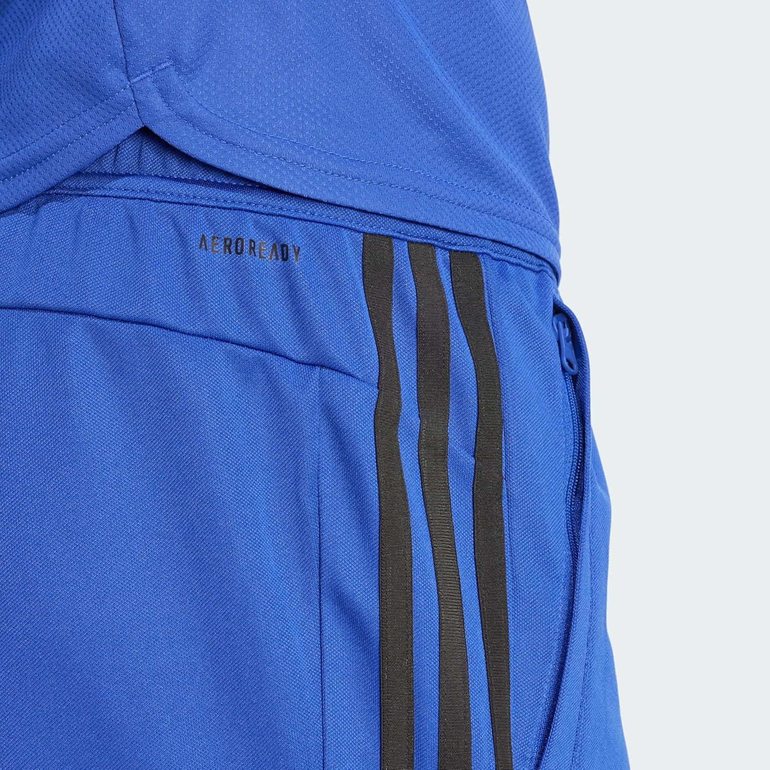 imageadidas Mens Train Essentials 3Stripes PantsSemi Lucid Blue