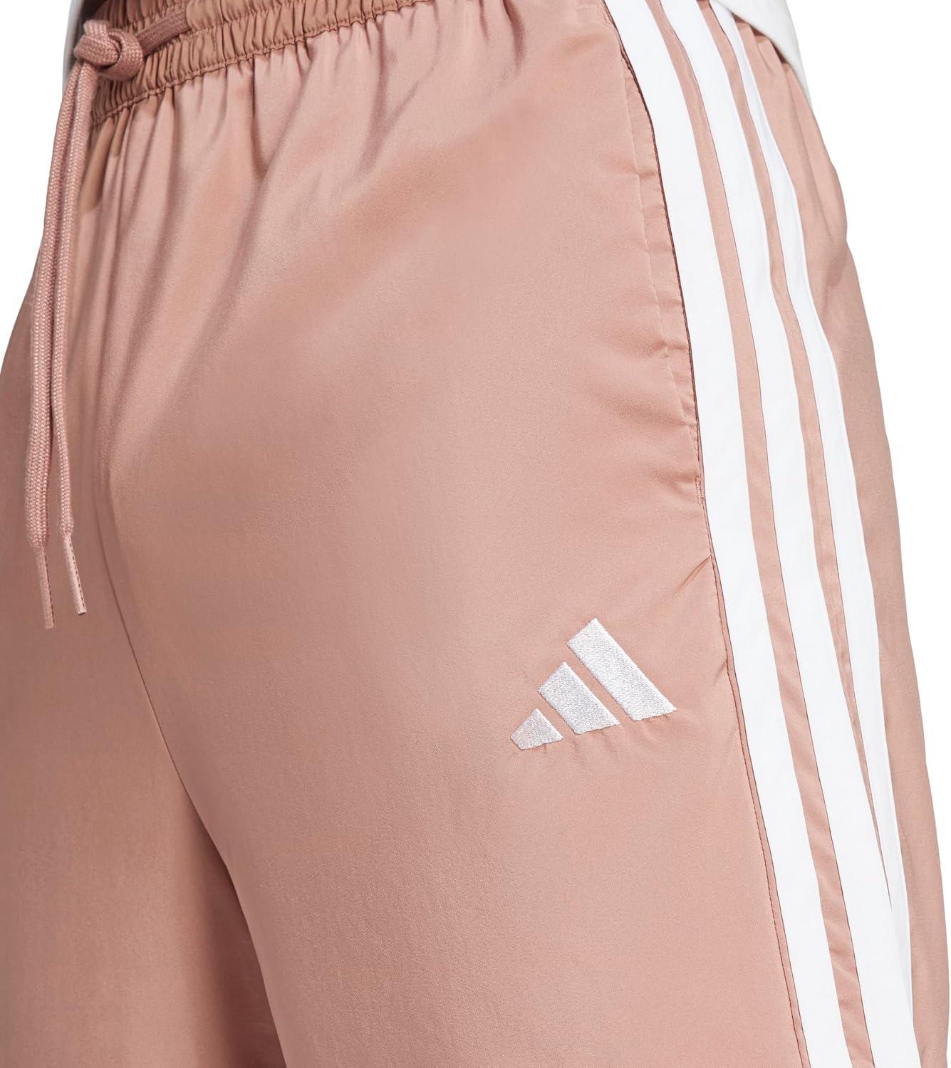 imageadidas Originals Mens Essentials 3Stripes Chelsea 7Inch ShortsWarm ClayWhite