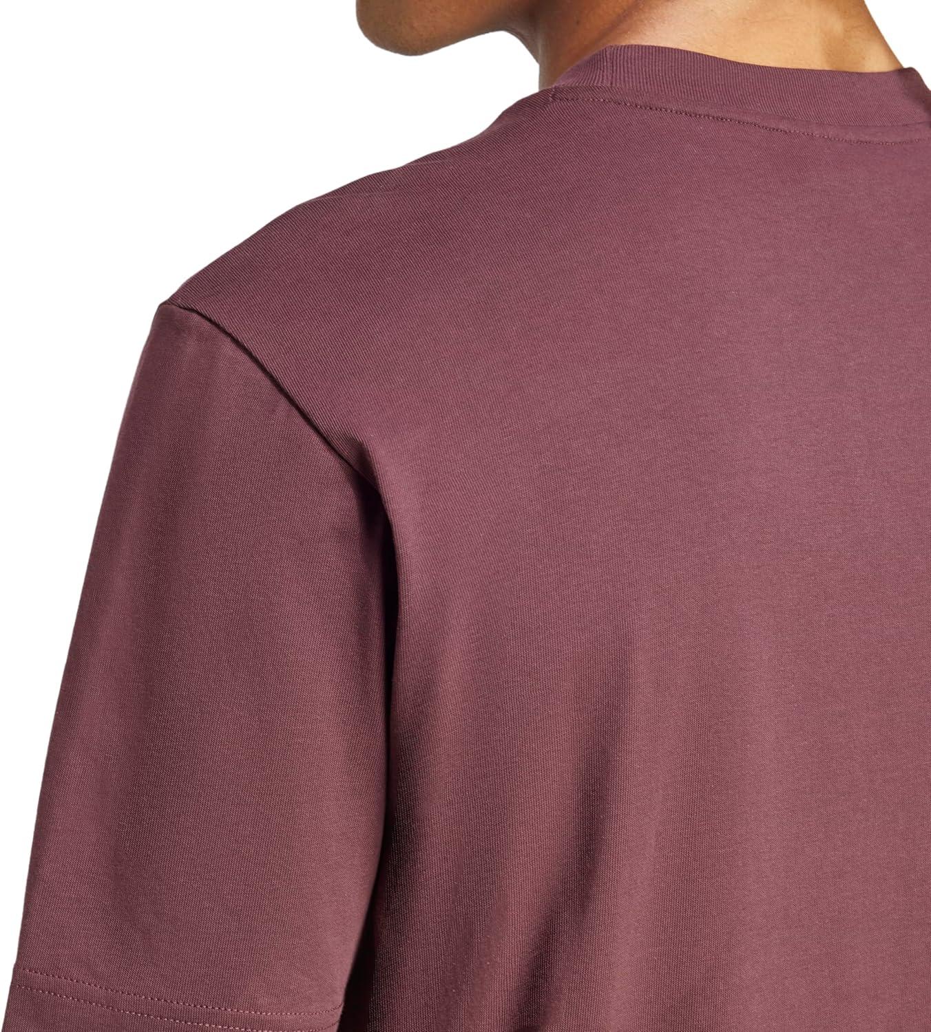 imageadidas Originals Mens Essentials Small Logo Single Jersey TShirtAurora RubyWhite