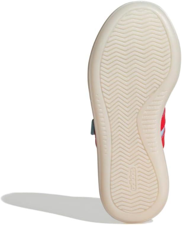 imageadidas UnisexChild Barreda Decode Elastic Lace ampamp Strap SneakerClear SkyBright RedWhite