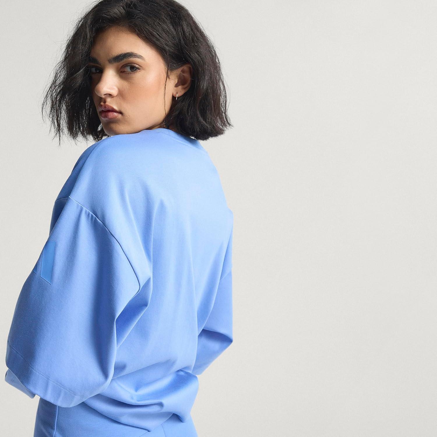 imageadidas Womens All Szn Soft Lux Loose TShirtBlue Fusion