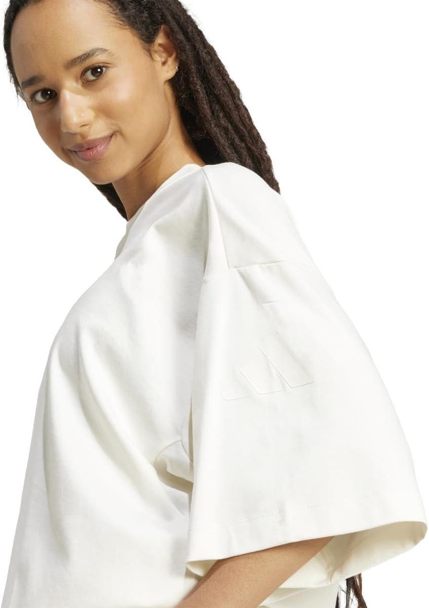 imageadidas Womens All Szn Soft Lux Loose TShirtOffwhite