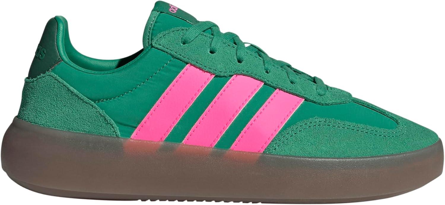 imageadidas Womens Barreda Decode SneakerSemi Court GreenLucid PinkCollegiate Green