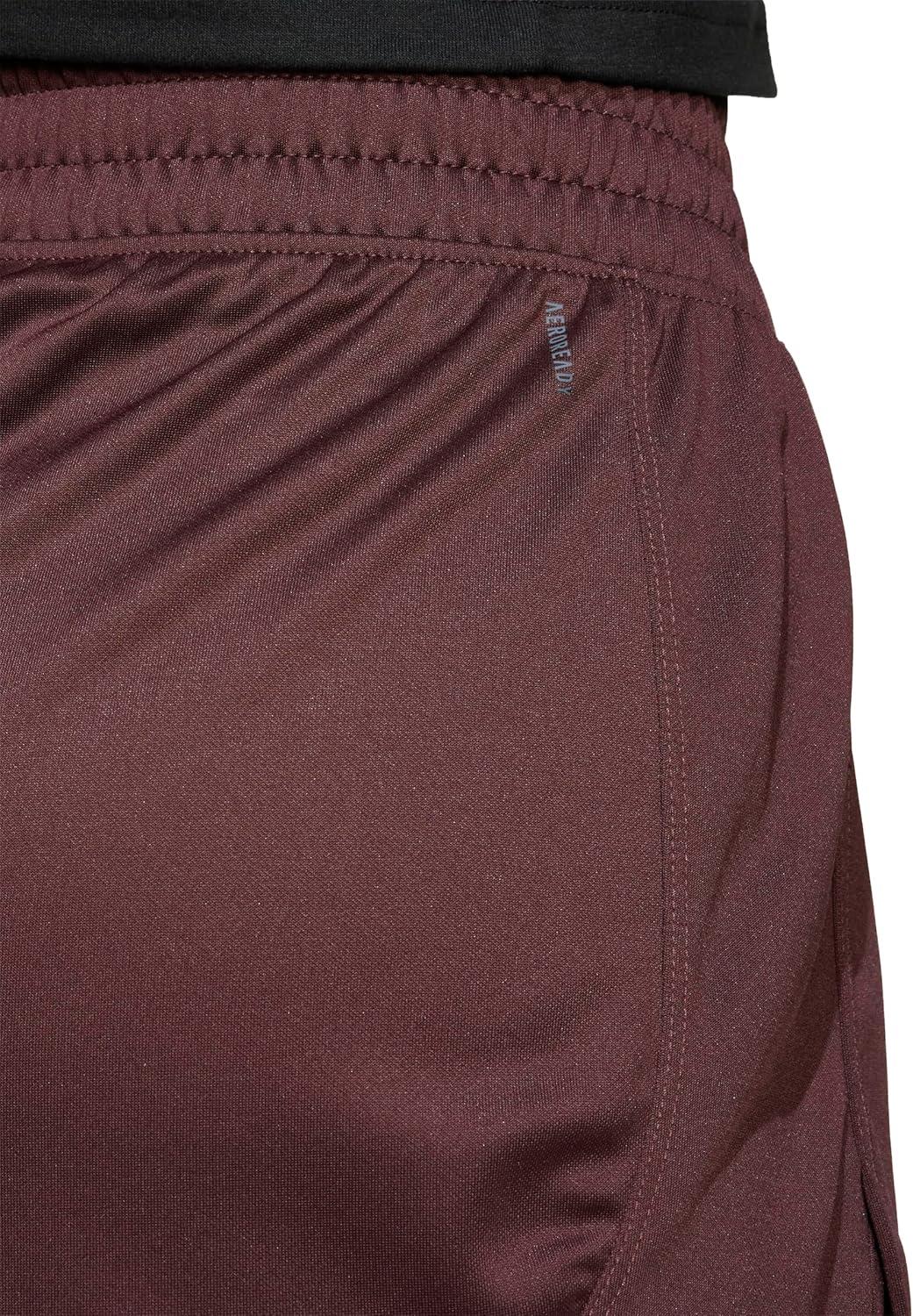 imageadidas Womens Pacer Essentials Knit HighRise Training ShortsAurora RubyWhite