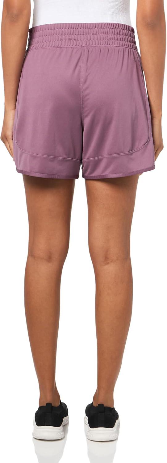 imageadidas Womens Pacer Essentials Knit HighRise Training ShortsShadow Fig