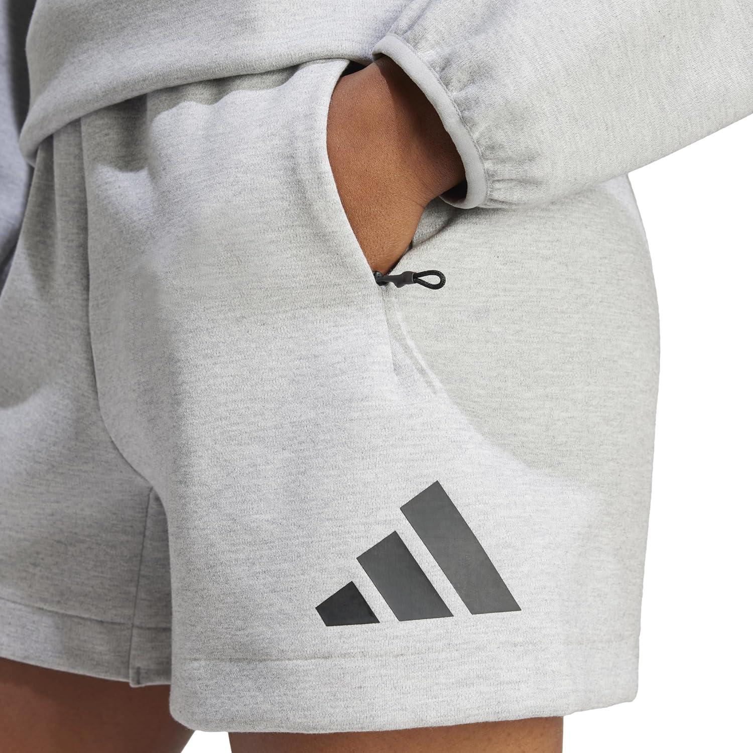 imageadidas Womens Zne ShortsMedium Grey Heather