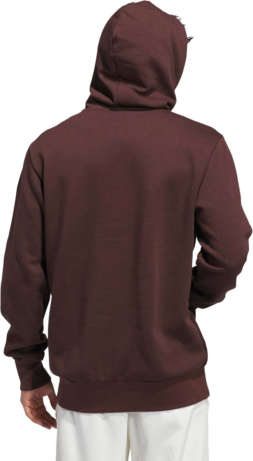 imageadidas mens Big Logo Graphic HoodieShadow Brown