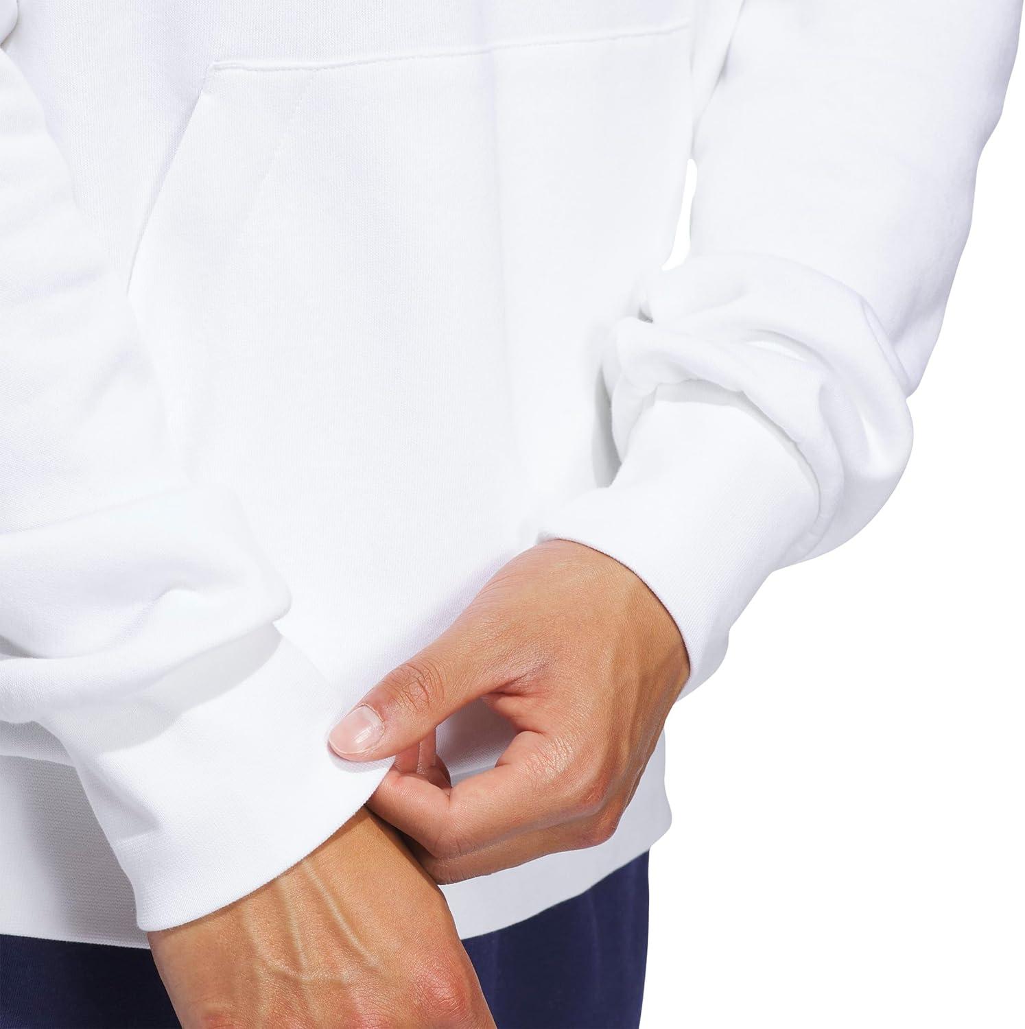 imageadidas mens Big Logo Graphic HoodieWhiteBlue