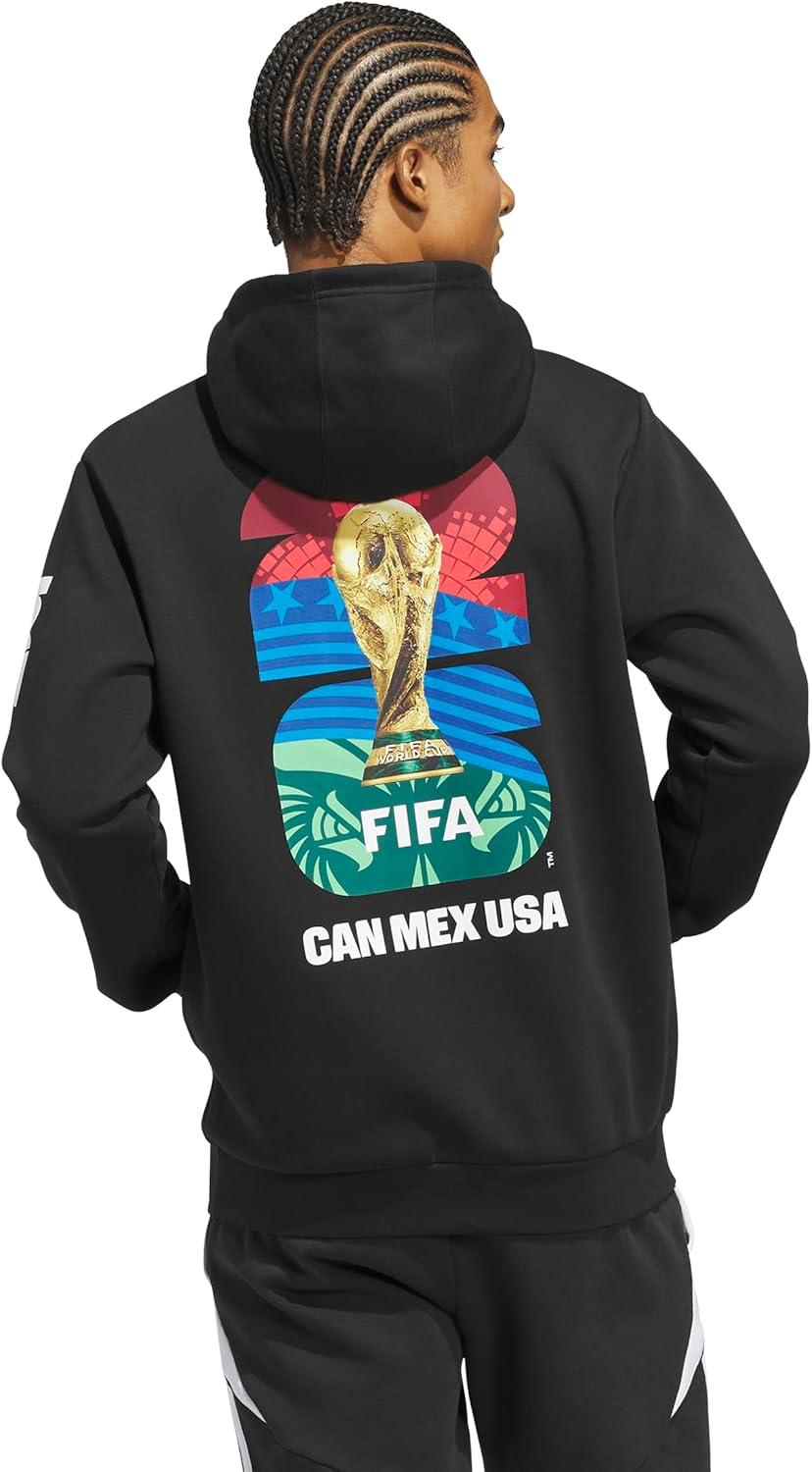 imageadidas mens Fifa World Cup 26 Match Ball Graphic HoodieBlack