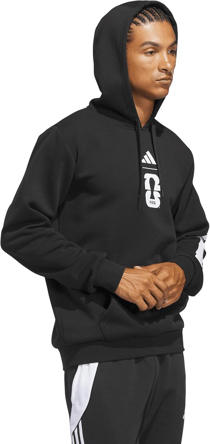 imageadidas mens Fifa World Cup 26 Match Ball Graphic HoodieBlack