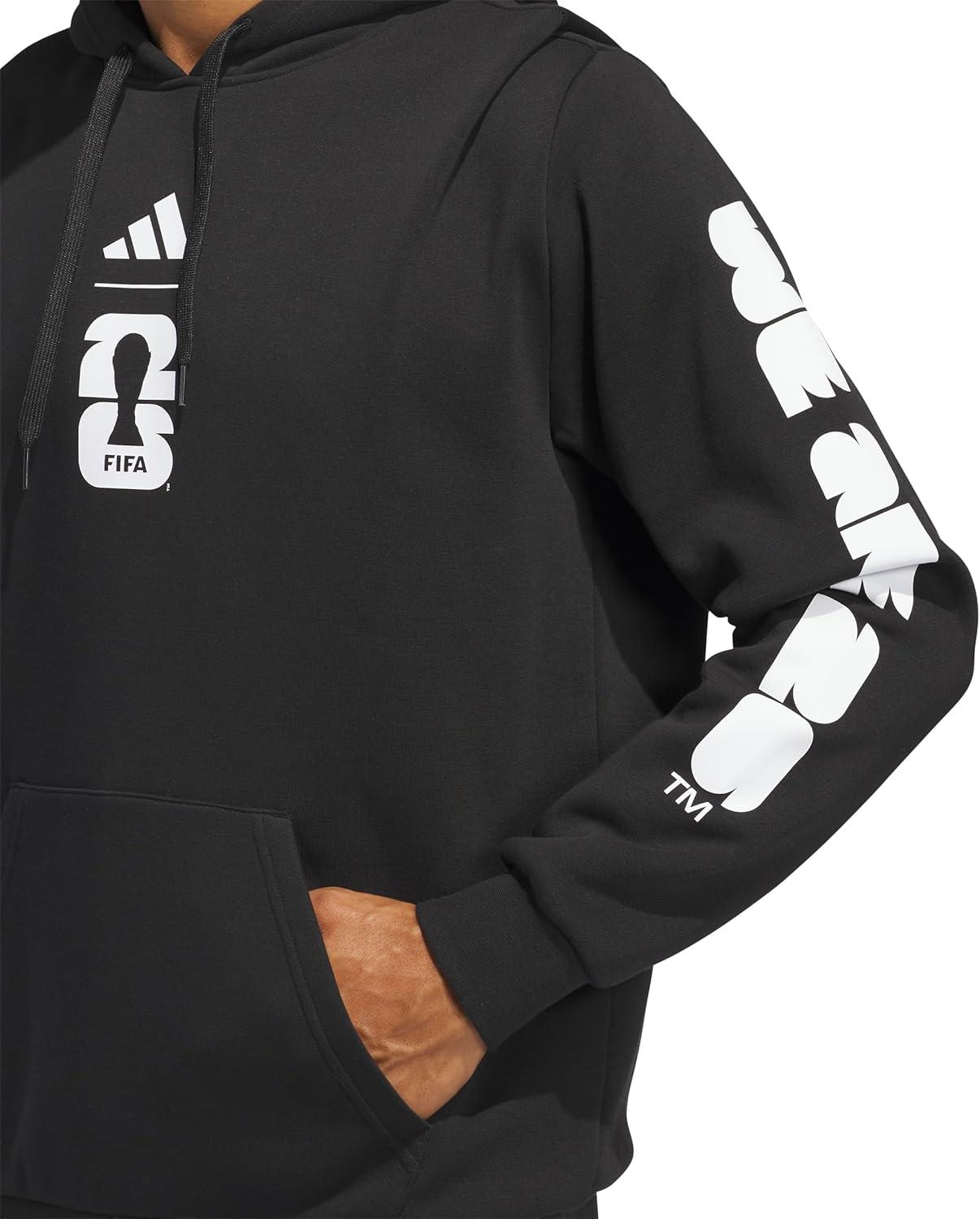 imageadidas mens Fifa World Cup 26 Match Ball Graphic HoodieBlack