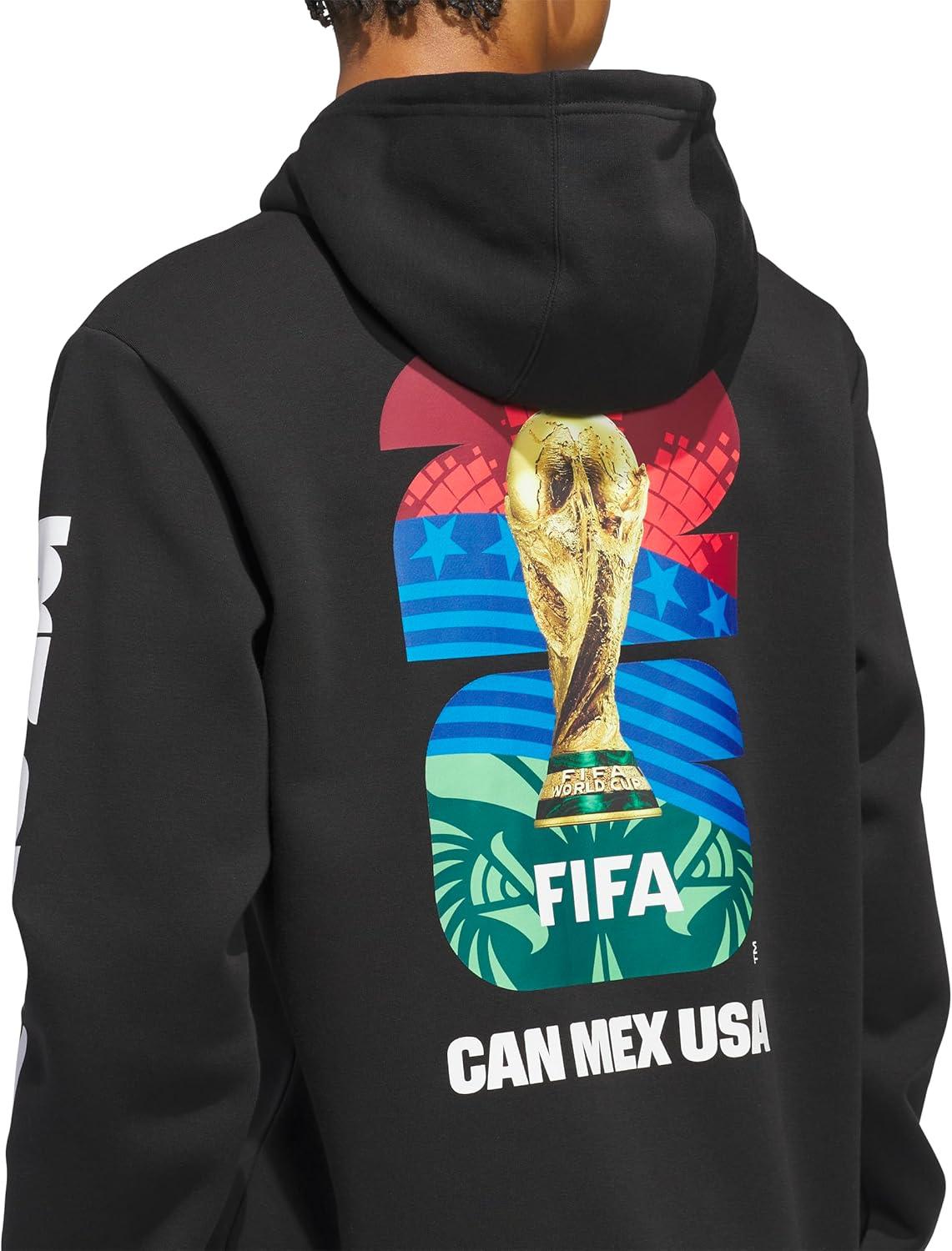 imageadidas mens Fifa World Cup 26 Match Ball Graphic HoodieBlack