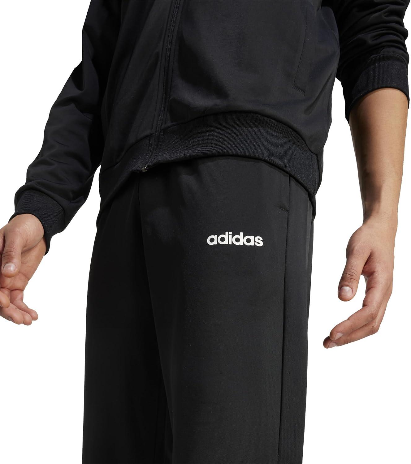 imageadidas mens Train Linear Track SuitBlack