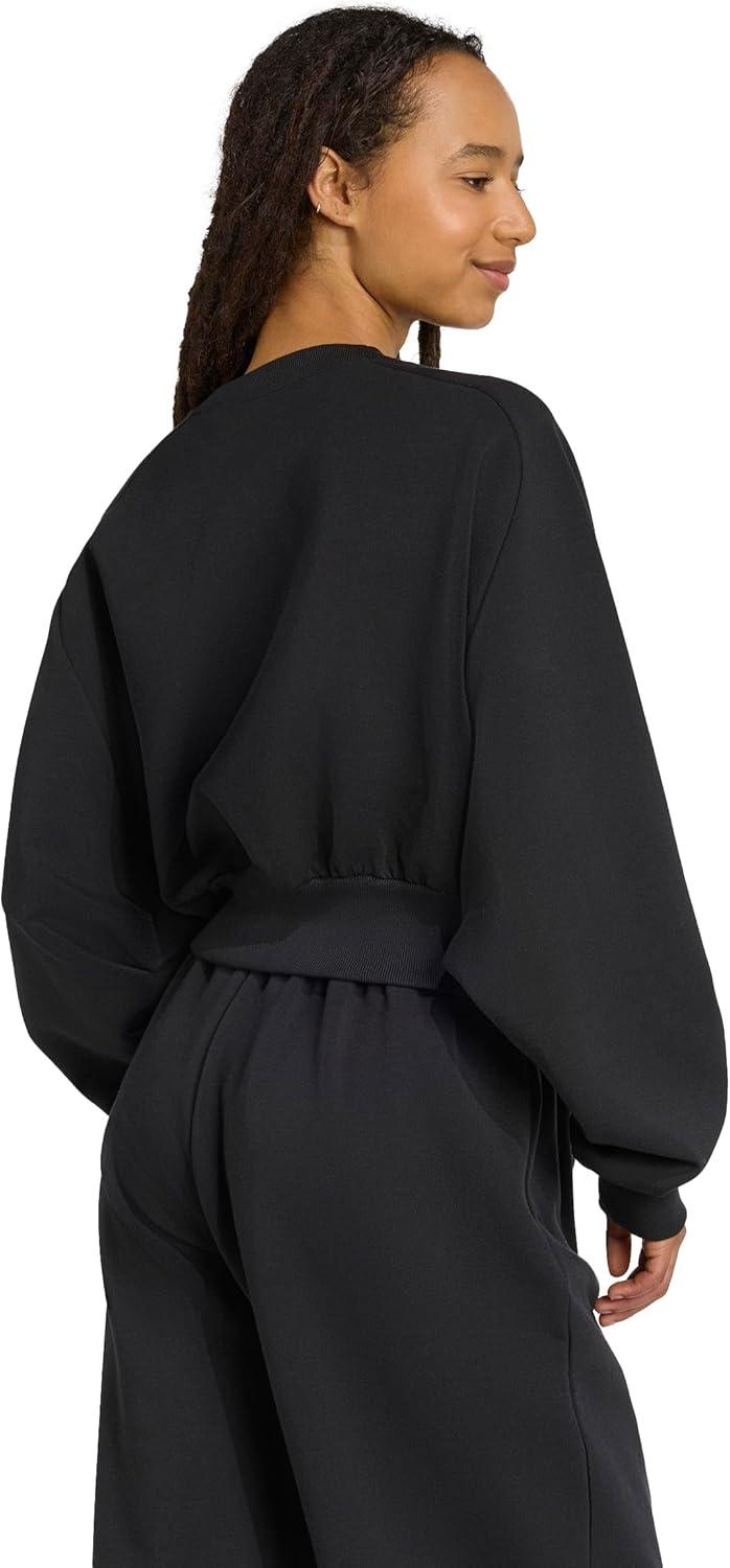 imageadidas womens All Szn Soft Lux Loose SweatshirtBlack