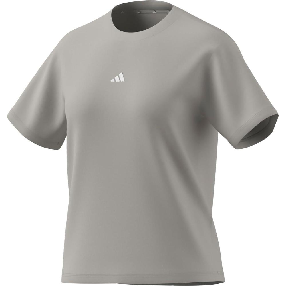 imageAdidas Womens Essentials Small Logo Cotton TShirtWonder AluminaWhite