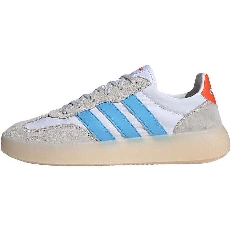 imageadidas Mens Barreda Decode ShoesCloud White Semi Blue Burst Semi Impact Orange