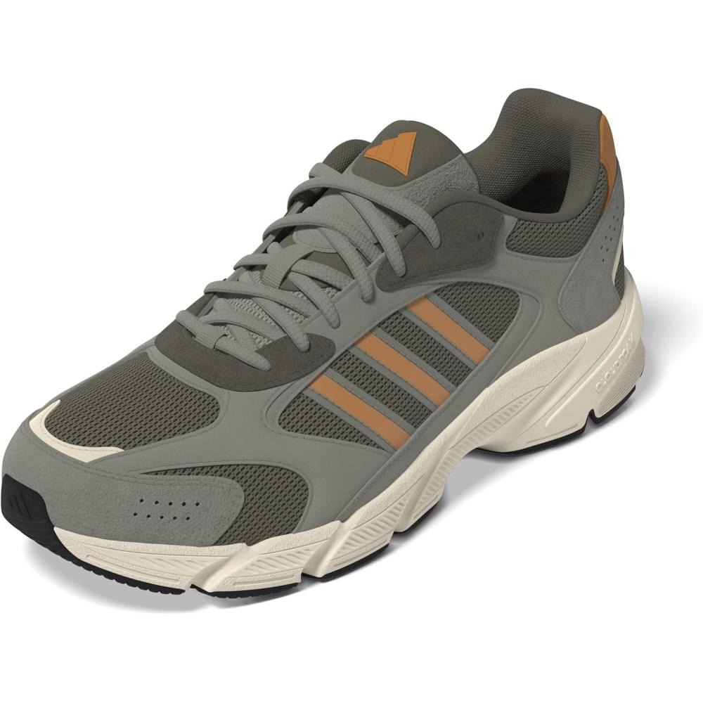 imageadidas Mens CrazyChaos 2000 SneakerOlive StrataFocus OrangeSilver Pebble
