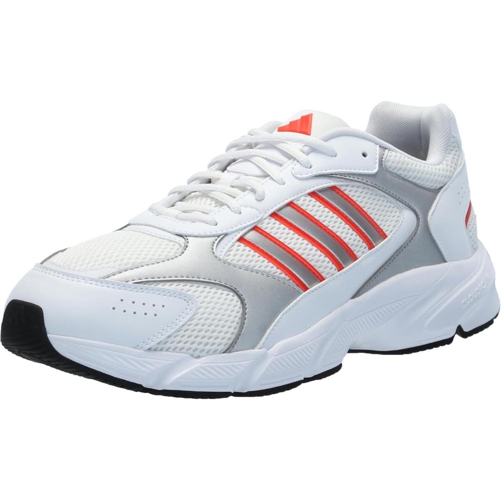 imageadidas Mens CrazyChaos 2000 SneakerWhiteMatte SilverBright Red