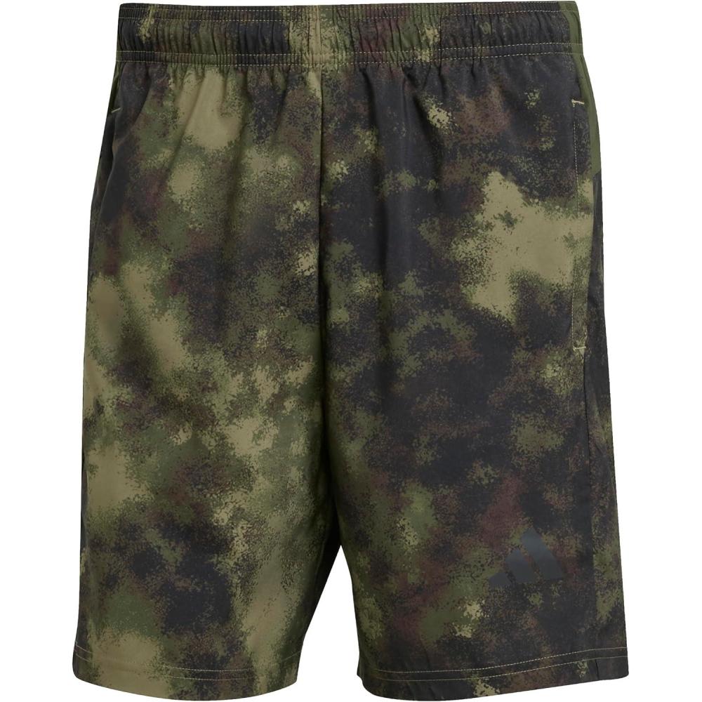 imageadidas Mens Train Essentials All Over Printed ShortsOlive Strata