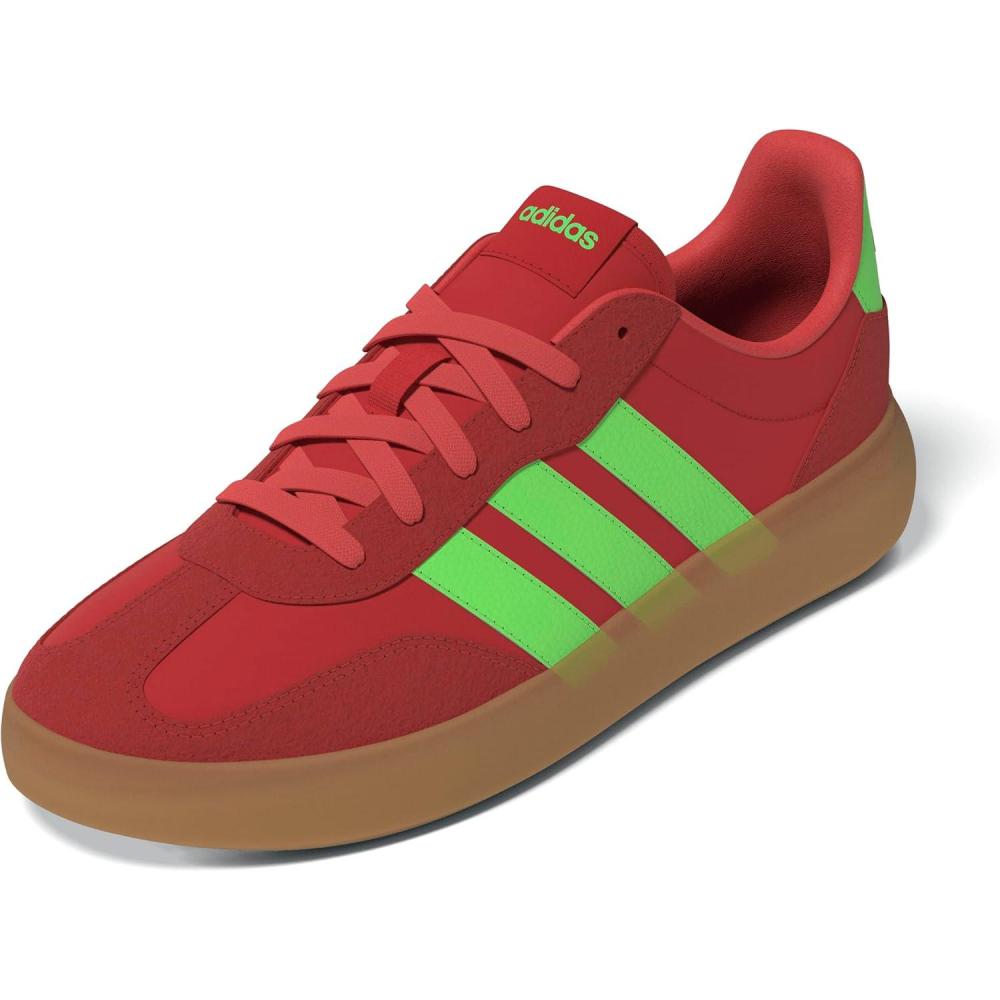 imageadidas Womens Barreda Decode SneakerPure RubyLime BurstSemi Lucid Red