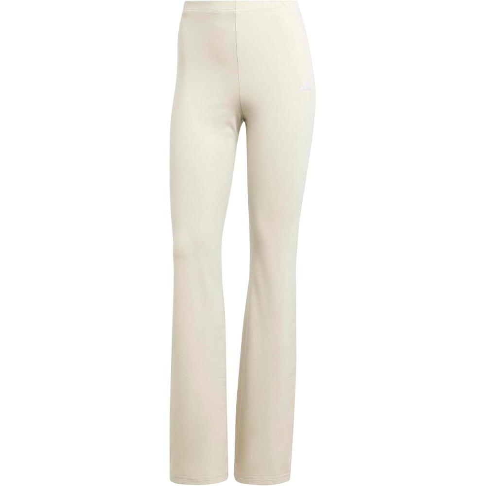 imageadidas Womens Essentials Small Logo Flared LeggingsWonder AluminaWhite