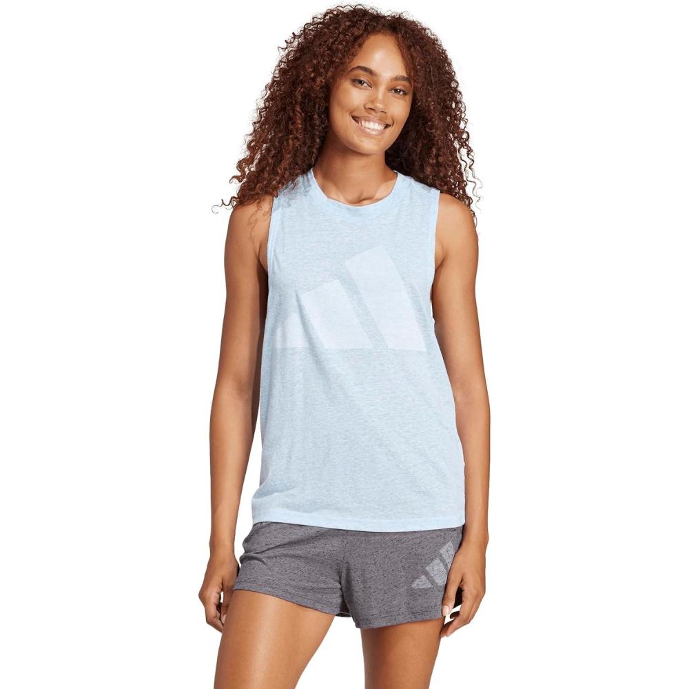 imageadidas Womens Essentials Winners Tank TopBlueWhite