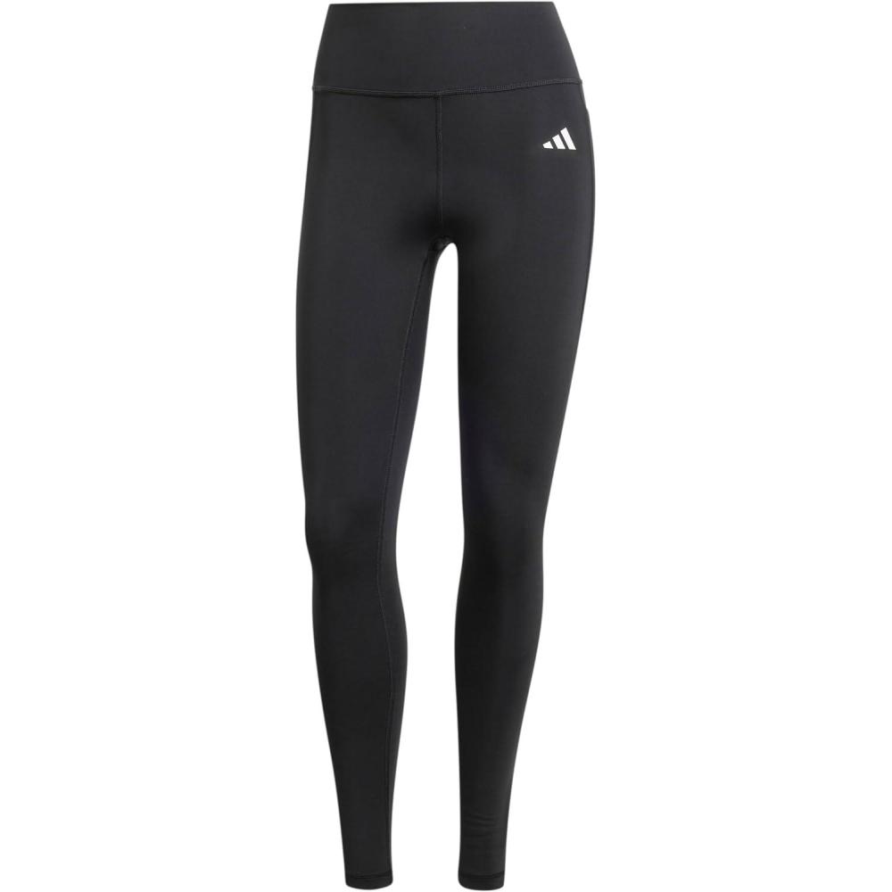 imageadidas Womens Optime Essentials Stash Pocket Full Length LeggingsBlackWhite