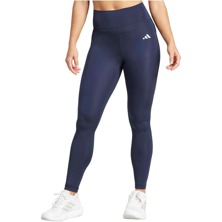 imageadidas Womens Optime Essentials Stash Pocket Full Length LeggingsInk
