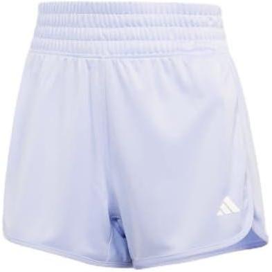 imageadidas Womens Pacer Essentials Knit HighRise Training ShortsViolet ToneWhite