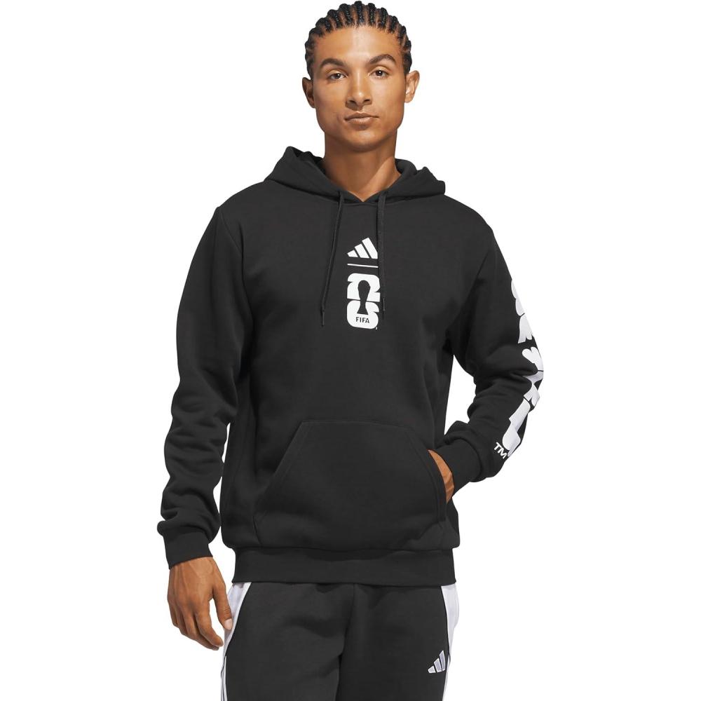 imageadidas mens Fifa World Cup 26 Match Ball Graphic HoodieBlack