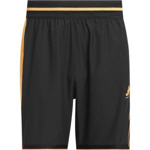 adidas Men’s Crazylite Basketball Shorts(Black/Hazy Orange/Black)