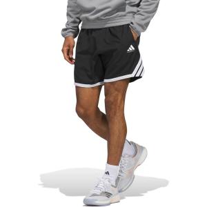adidas Men’s Crazylite Basketball Shorts(Black/White)