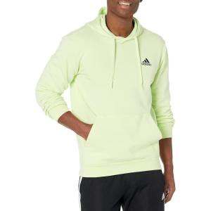 adidas Men’s Essentials Fleece Hoodie(Almost Lime/Black)