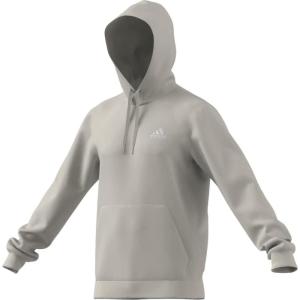 adidas Men’s Essentials Fleece Hoodie(Alumina-white)