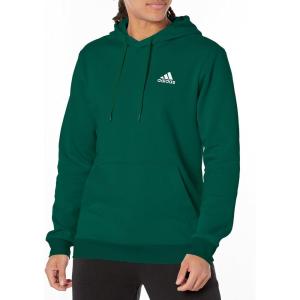 adidas Men’s Essentials Fleece Hoodie(Collegiate Green)