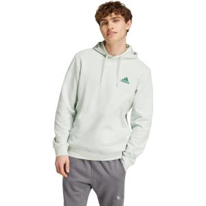 adidas Men’s Essentials Fleece Hoodie(Linen Green)