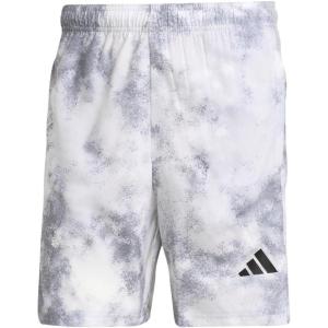 adidas Men’s Train Essentials All Over Printed Shorts(Halo Silver)
