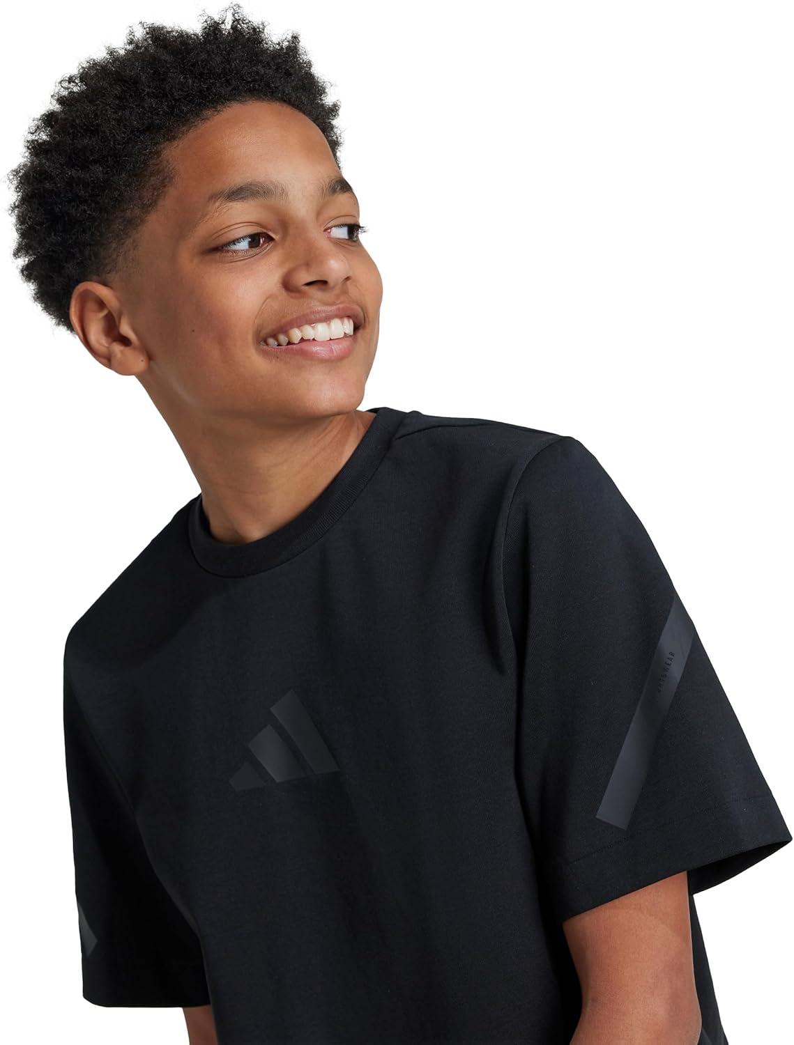 imageadidas Boys Zne TShirtBlackBlack