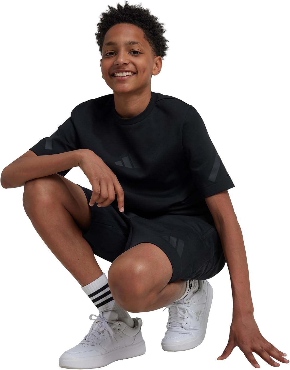 imageadidas Boys Zne TShirtBlackBlack